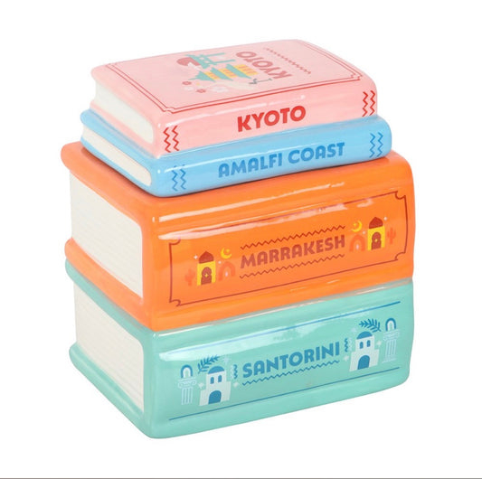 Travel Book Stack Wax Warmer
